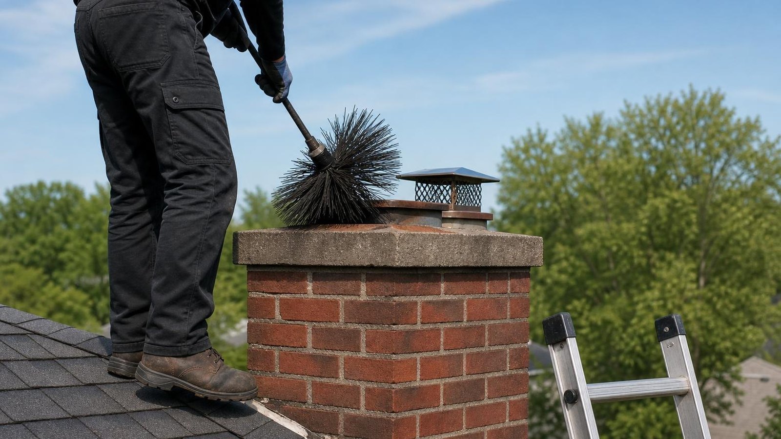 Local chimney sweep & inspection for Springboro homes